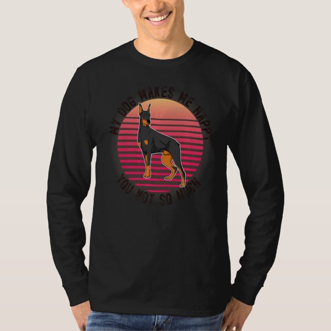 Camiseta Dobermann Dog Breed 26 (Frente)