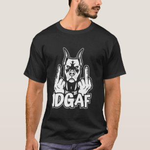 Camiseta Dobermann Fashion - Raça de Cachorro Pet Idgaf