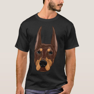 Camiseta Dobermann Red E Rust