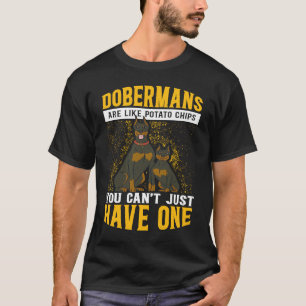 Camiseta Dobermans São Como Dono de Cachorro Doberman