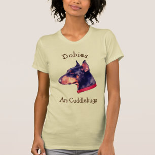 Camiseta Dobies São Bichinhos de Abraço Doberman 