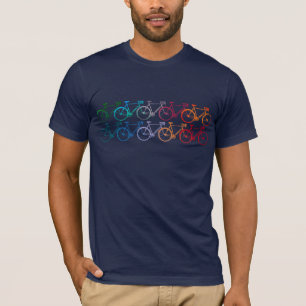 Camiseta Dobradiças de Cores de Sobreposição