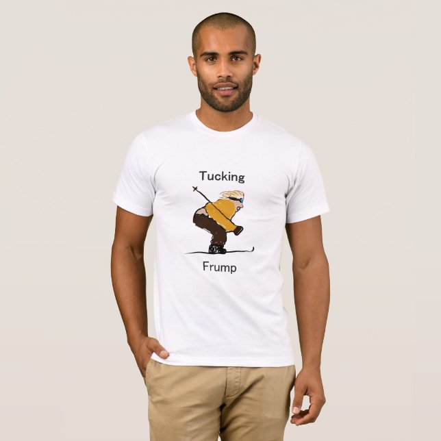 Camiseta Dobrando o t-shirt do Frump (Frente Completa)