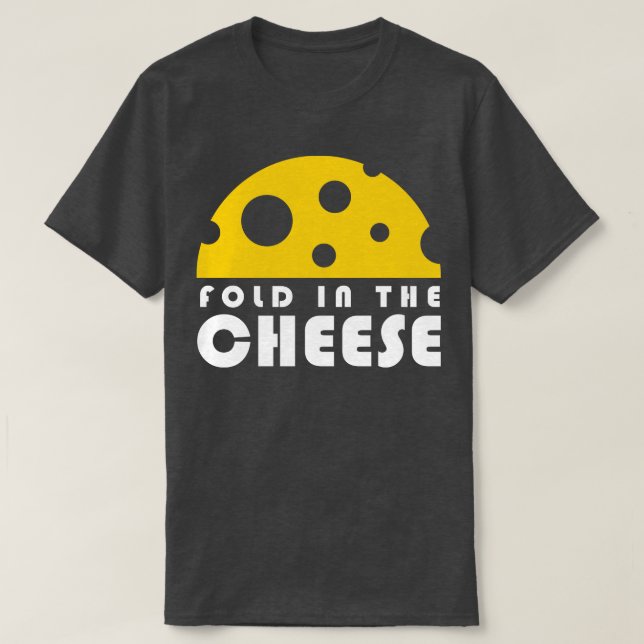 Camiseta Dobrar No Queijo (Frente do Design)