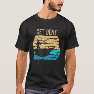 Camiseta Dobre Mens Pesca Engraçado Pescador Piada  Pescari