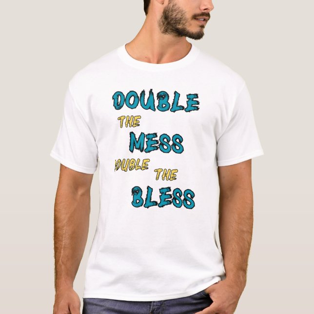Camiseta Dobre O Dobro Da Mess (Frente)