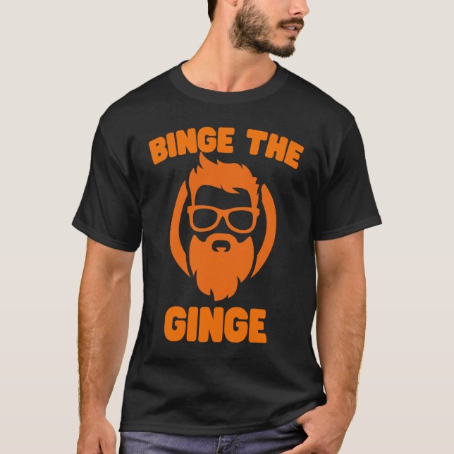 Camiseta Dobre O Ginger Vermelho (Frente)