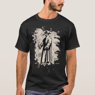 Camiseta Doc beak bleached white - Plague doctor -