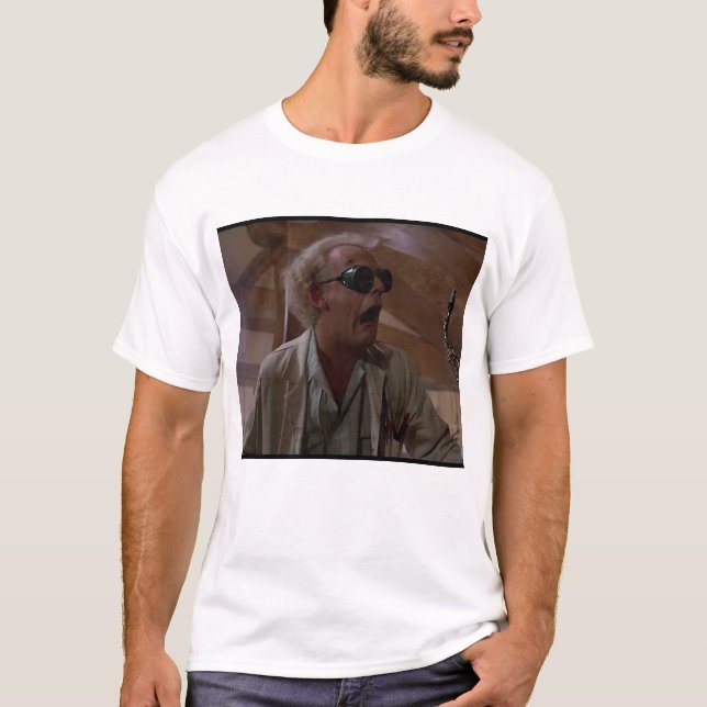 Camiseta Doc Brown de volta ao futuro (Frente)