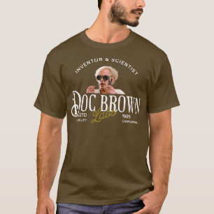 Camiseta Doc Brown Labs Inventor Scientist 1985