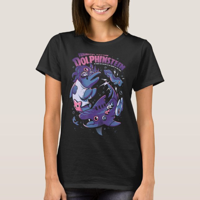 Camiseta Doc Dolphinstein Doctor Dolphin Shark (Frente)