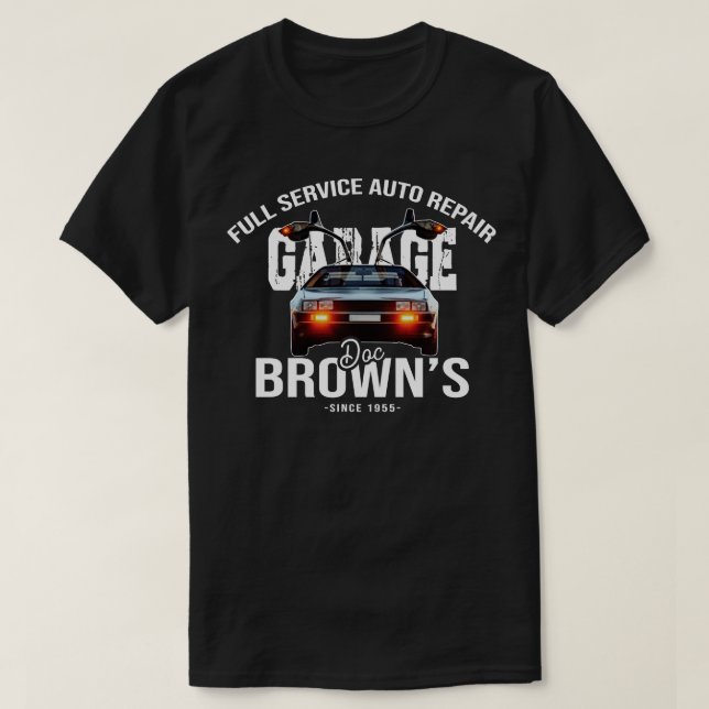 Camiseta Doc Navegar no Serviço de Cheio Reparo Automático  (Frente do Design)