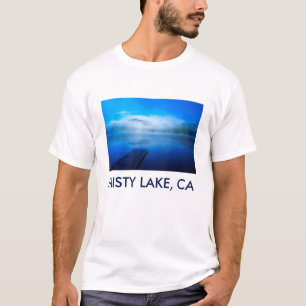 Camiseta Doca em lago calmo e enevoado, Califórnia