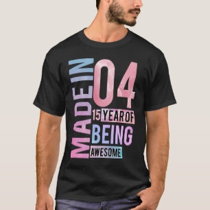 Camiseta Doce 15 Ideia de Festa de aniversário