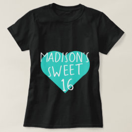 Camiseta Doce 16 16º aniversário T-Shirt