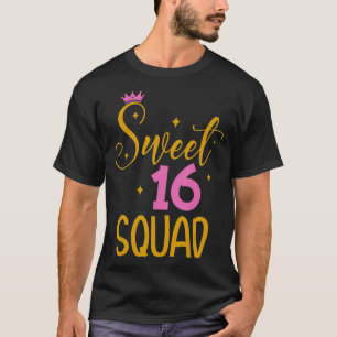 Camiseta Doce 16 Esquadrão 16 - Presente de Aniversário