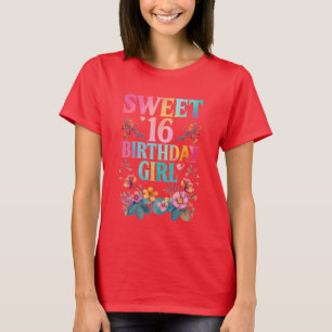 Camiseta Doce 16 Garota de Aniversário