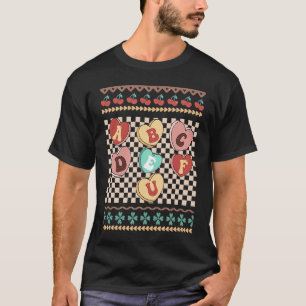 Camiseta Doce ABC Anti Dia dos Namorados Divertido Alfabeto