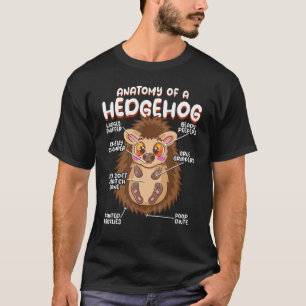 Camiseta Doce Anatomia Fofa de um Ourico 1