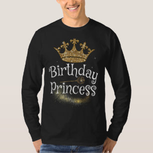 Camiseta Doce Aniversário Garota Princesa Festa de aniversá