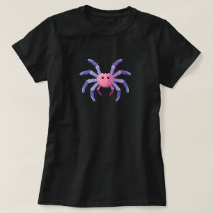 Camiseta Doce Aranha Difusa de Pastel de Halloween