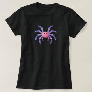 Camiseta Doce Aranha Difusa de Pastel de Halloween