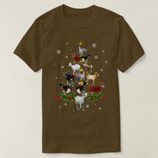 Camiseta Doce Árvore de Natal Neve Engraçada Gift Xmas (Frente do Design)