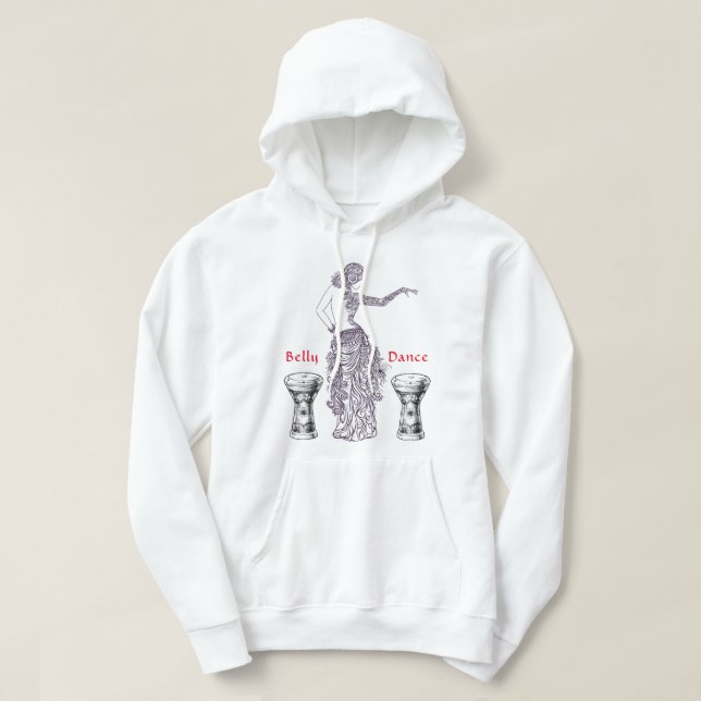 Camiseta Doce Básico de Hoodie (Frente do Design)