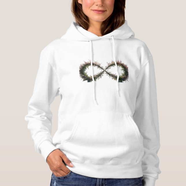 Camiseta Doce Básico Infinito Floral - Eterno (Frente)