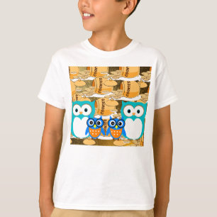 Camiseta Doce Biscoito Sobremesa Comida Fofa Animal Coruja