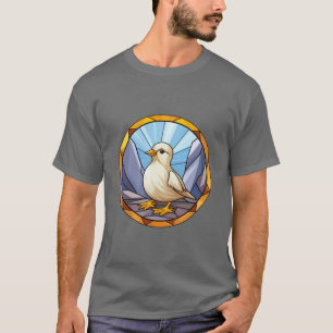 Camiseta Doce cachorro de vitral bebê frango