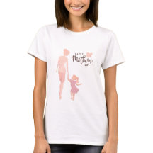 Doce camiseta-mãe - Feliz dia das mães