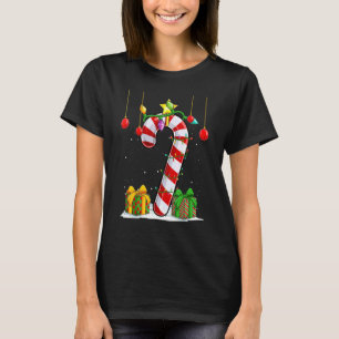 Camiseta Doce Cana Alegre e Brilhante Vermelho e Branco Co
