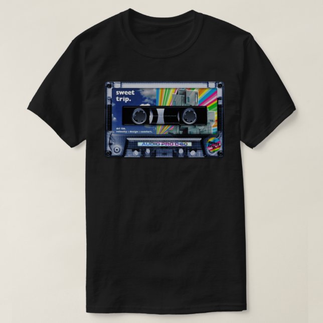 Camiseta Doce Cassete Clássico T Shirt (Frente do Design)