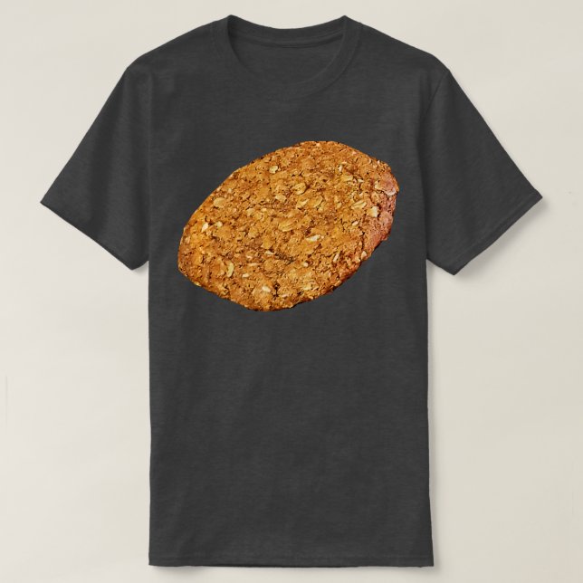 Camiseta Doce Comida Anzac Oat Cookie (Frente do Design)
