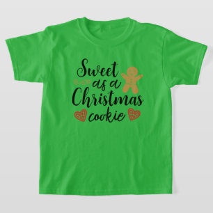 Camiseta Doce como Cookie de Natal