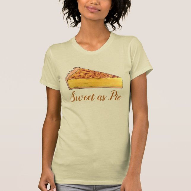 Camiseta Doce como Pie Virginia Chess Southern Dessert (Frente)