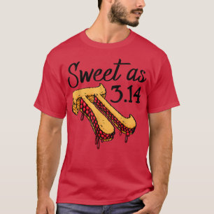 Camiseta Doce Como Pizza Engraçada Mathesia Birthday Pi Piz