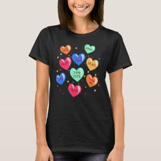 Camiseta Doce de Coração do Dia dos Namorados para Homens M