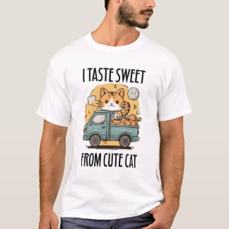 Camiseta Doce De Gato Doce Que Vende Batatas Doce