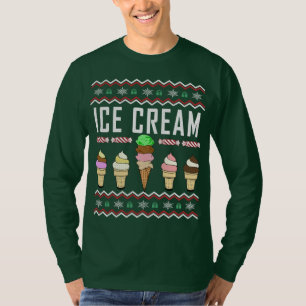 Camiseta Doce de Natal Feio sorvete