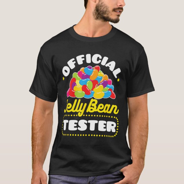 Camiseta Doce de Páscoa - Jellybeans Testador de Jelly Bean (Frente)