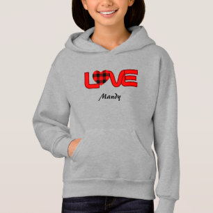 Camiseta-doce de-pulante, de amor preto e vermelho