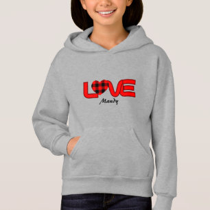 Camiseta-doce de-pulante, de amor preto e vermelho