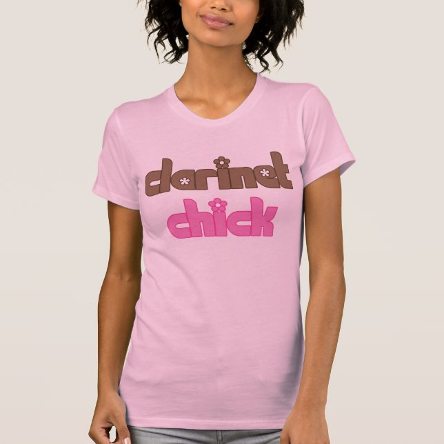 Camiseta doce do pintinho do clarinete (Frente)