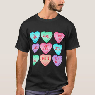 Camiseta Doce doce Dia de os namorados de amor cardíaco