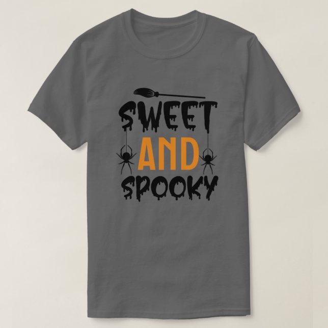 Camiseta doce e assustador01 (Frente do Design)