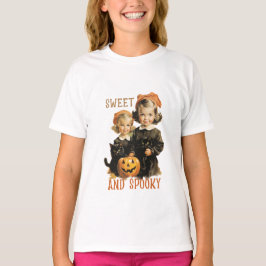 Camiseta Doce e assustador Halloween