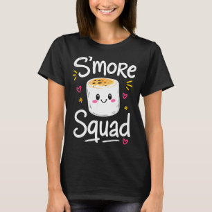 Camiseta Doce família de marshmallow s'mores