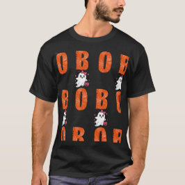 Camiseta Doce Fantasma Kawaii “Boo” Design de Halloween